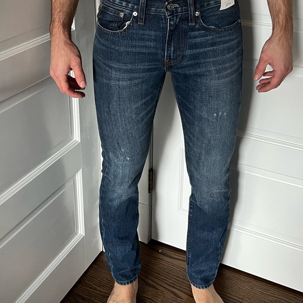 Mens J Crew NWT 484 slim fit jeans 29x32